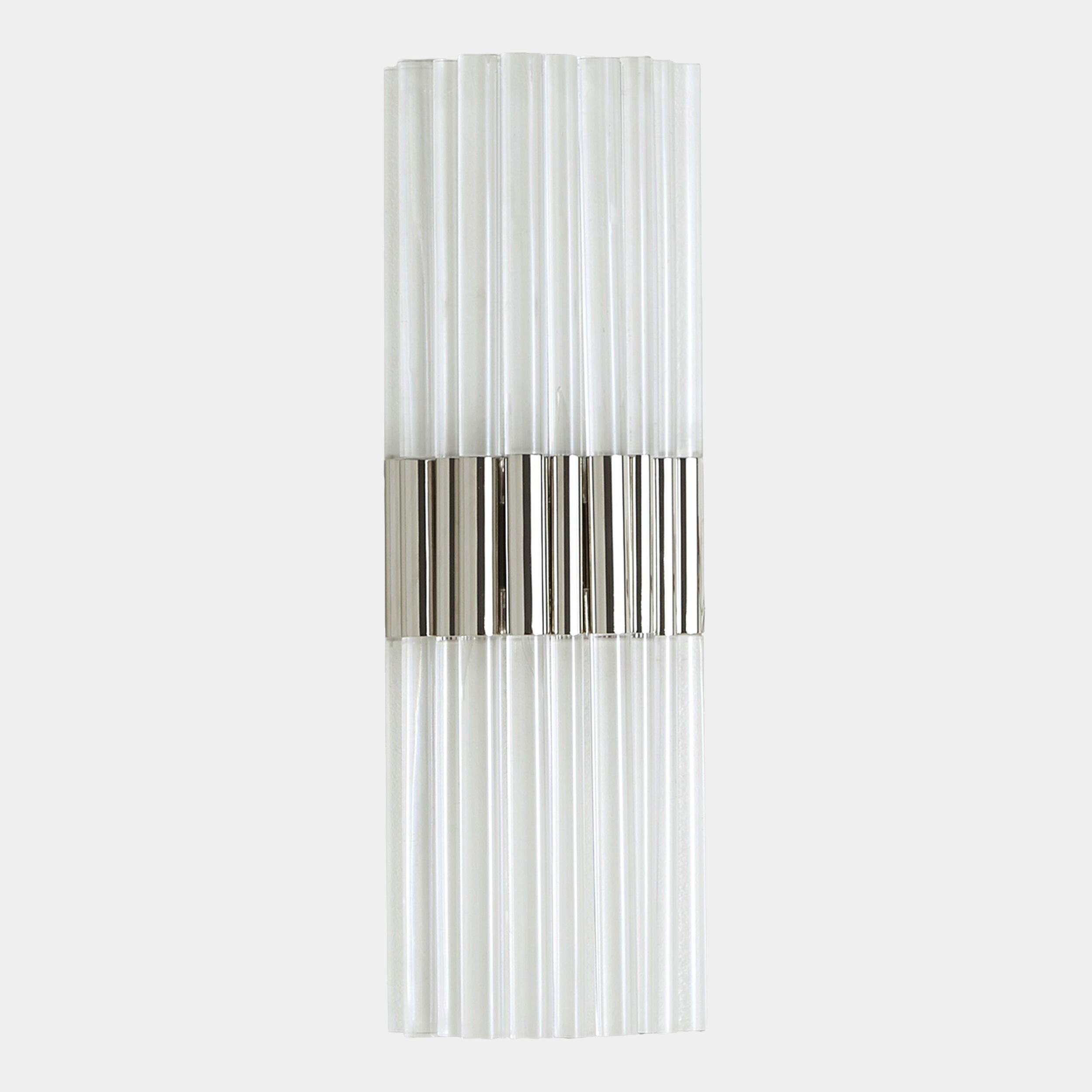 Asta Acrylic Sconce-Nickel