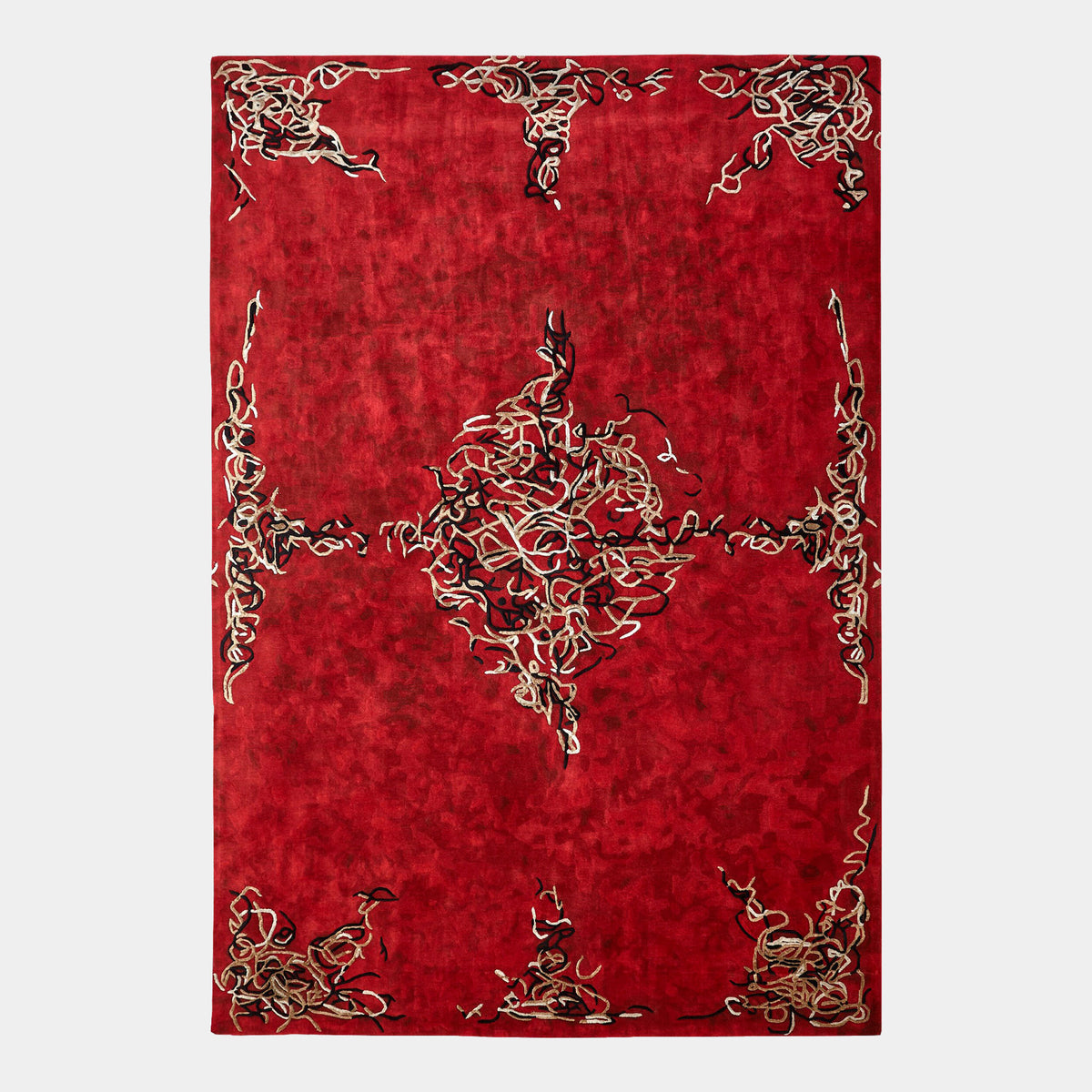 Parlor Rug-Deep Red