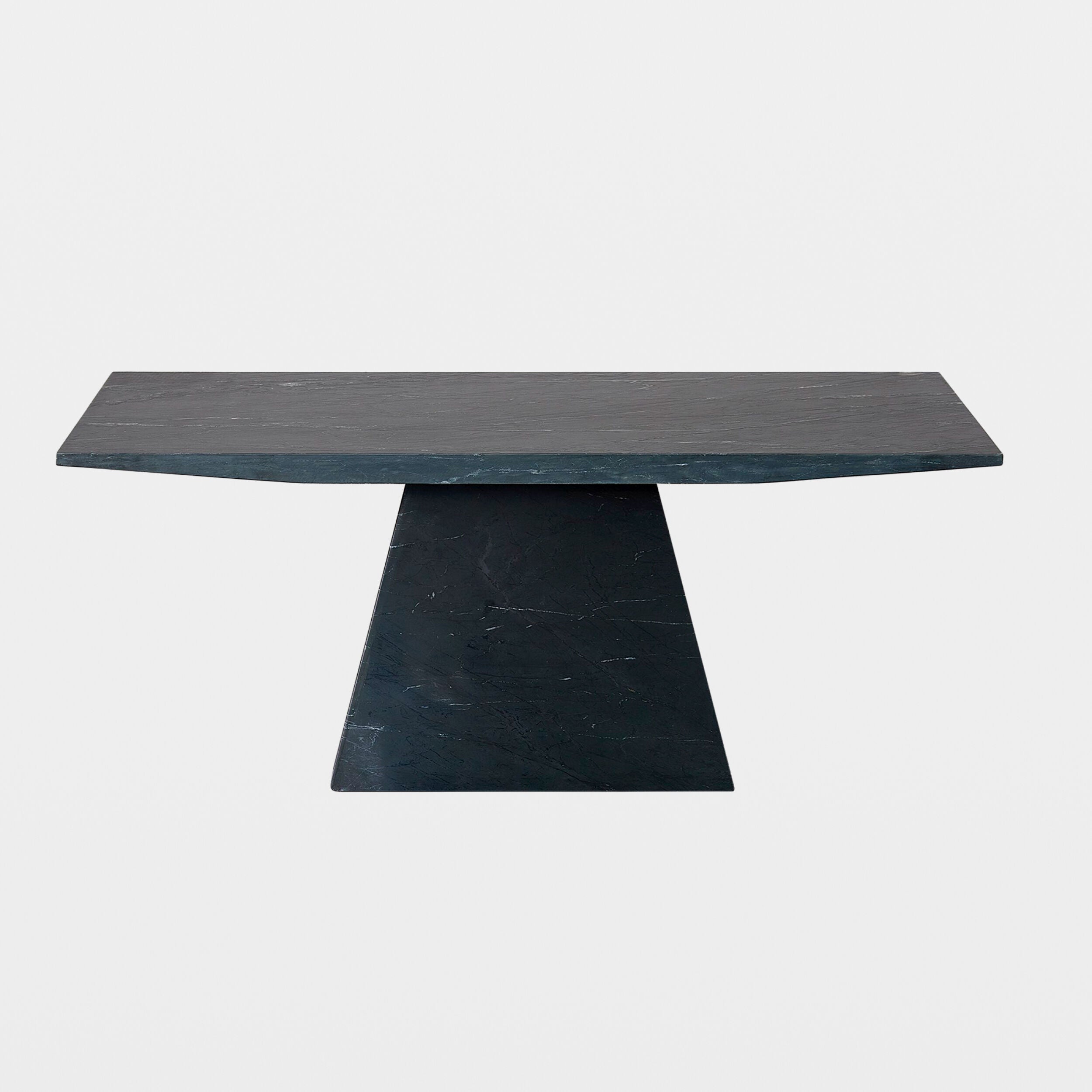 Aero Cocktail Table-Black Leathered Marble