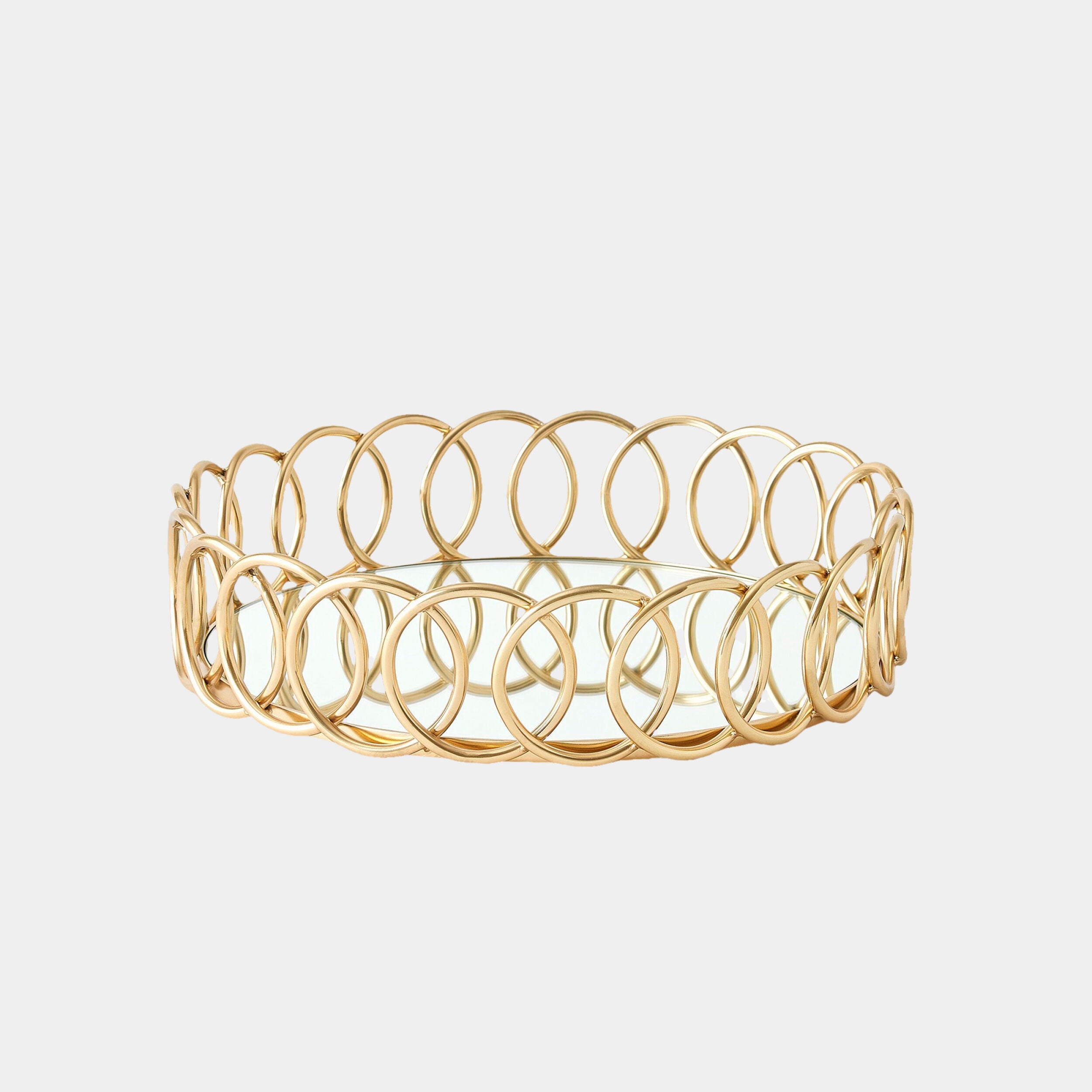 Loops Tray-Brass