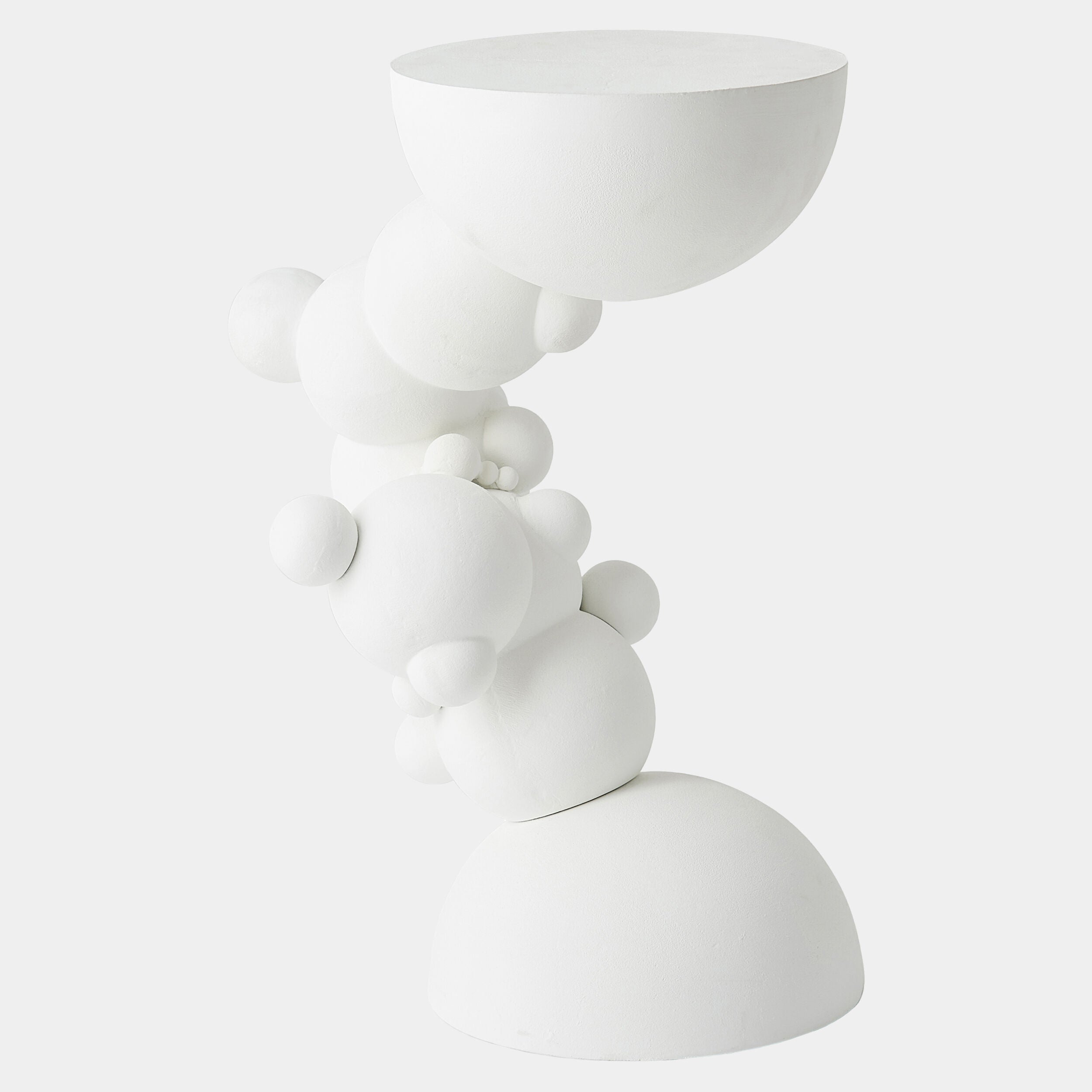 Ely Side Table-Matte White