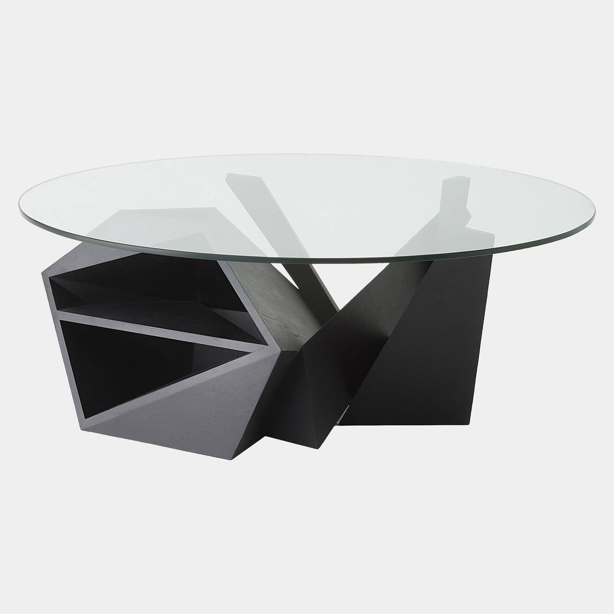 Spectrum Cocktail Table-Blackened Oak