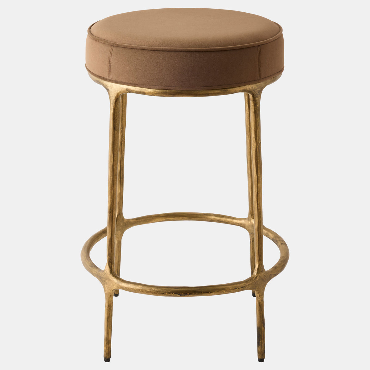 Hunter Stool-Antique Gold