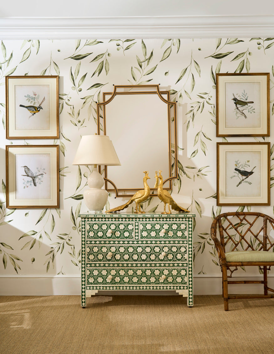 Chippendale Bamboo Arm Chair - Brown in 34 / Rattan - Chelsea House