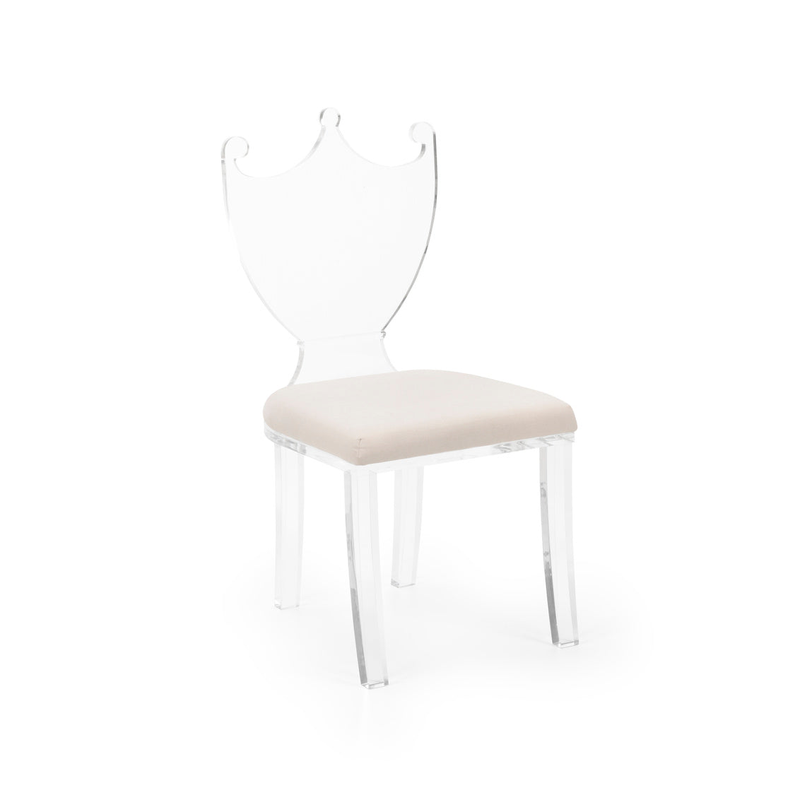 Regency Hall Chair - Clear in 37.5 / Acrylic - Chelsea House