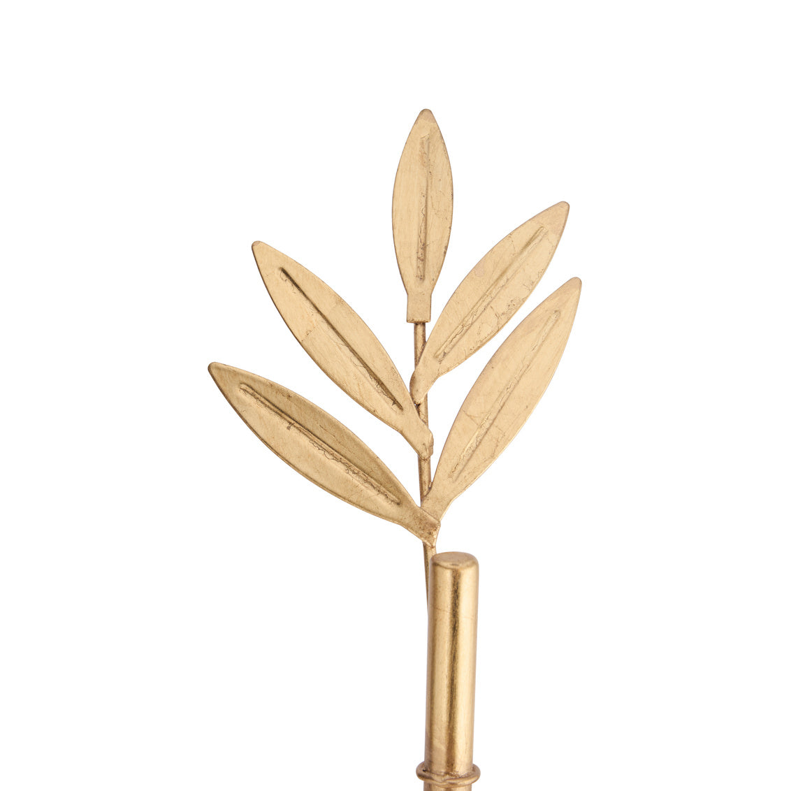 Bamboo on Stand in Clear/Gold Leaf / Crystal - Chelsea House