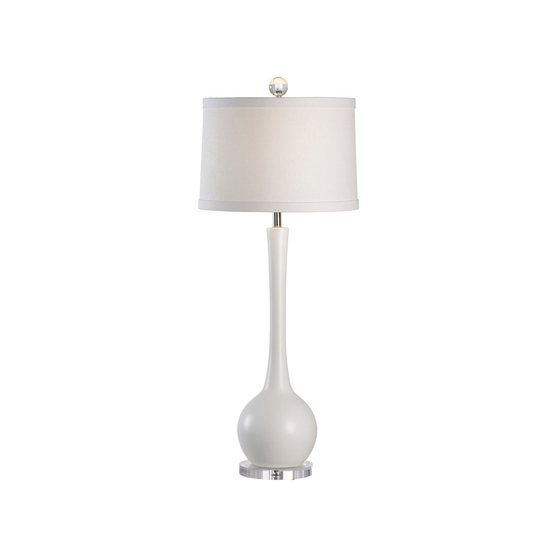 Matthews Lamp - White in 41 / Ceramic/Porcelain - Chelsea House