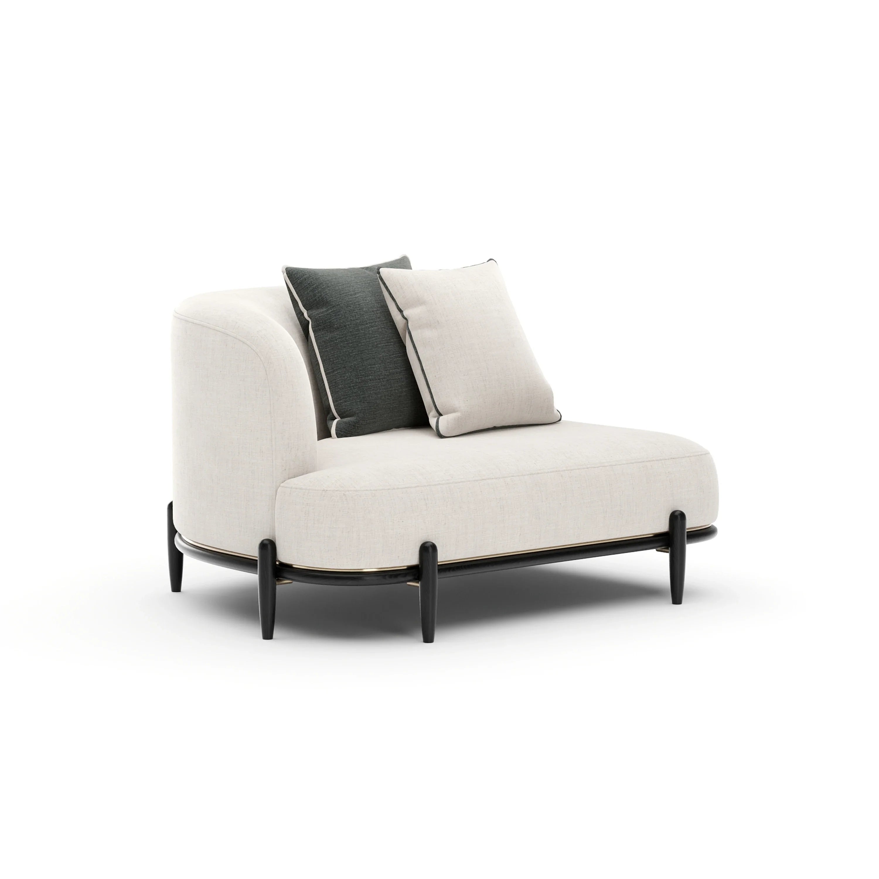 Madera Laf Loveseat - Oatmeal