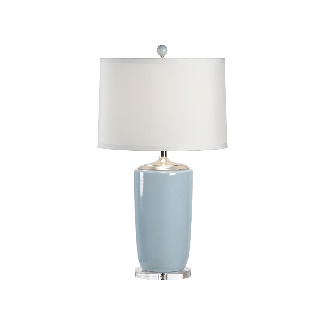 Large Blue Vase Lamp in 32 / Porcelain - Chelsea House