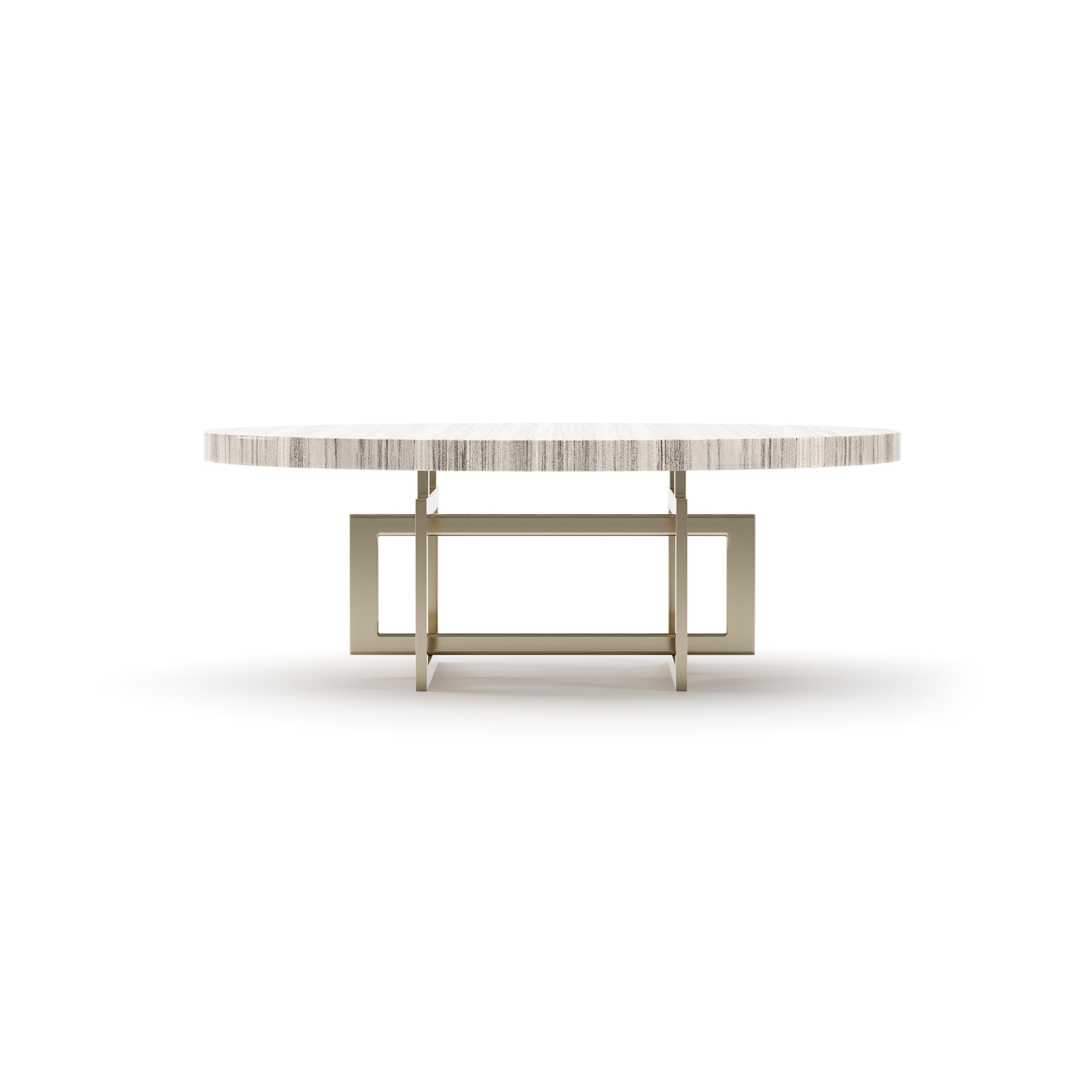 Wish You Were Here 48" Rnd Cktl Tbl Lt – Cocktail Tables by Caracole | Sutter & Vale