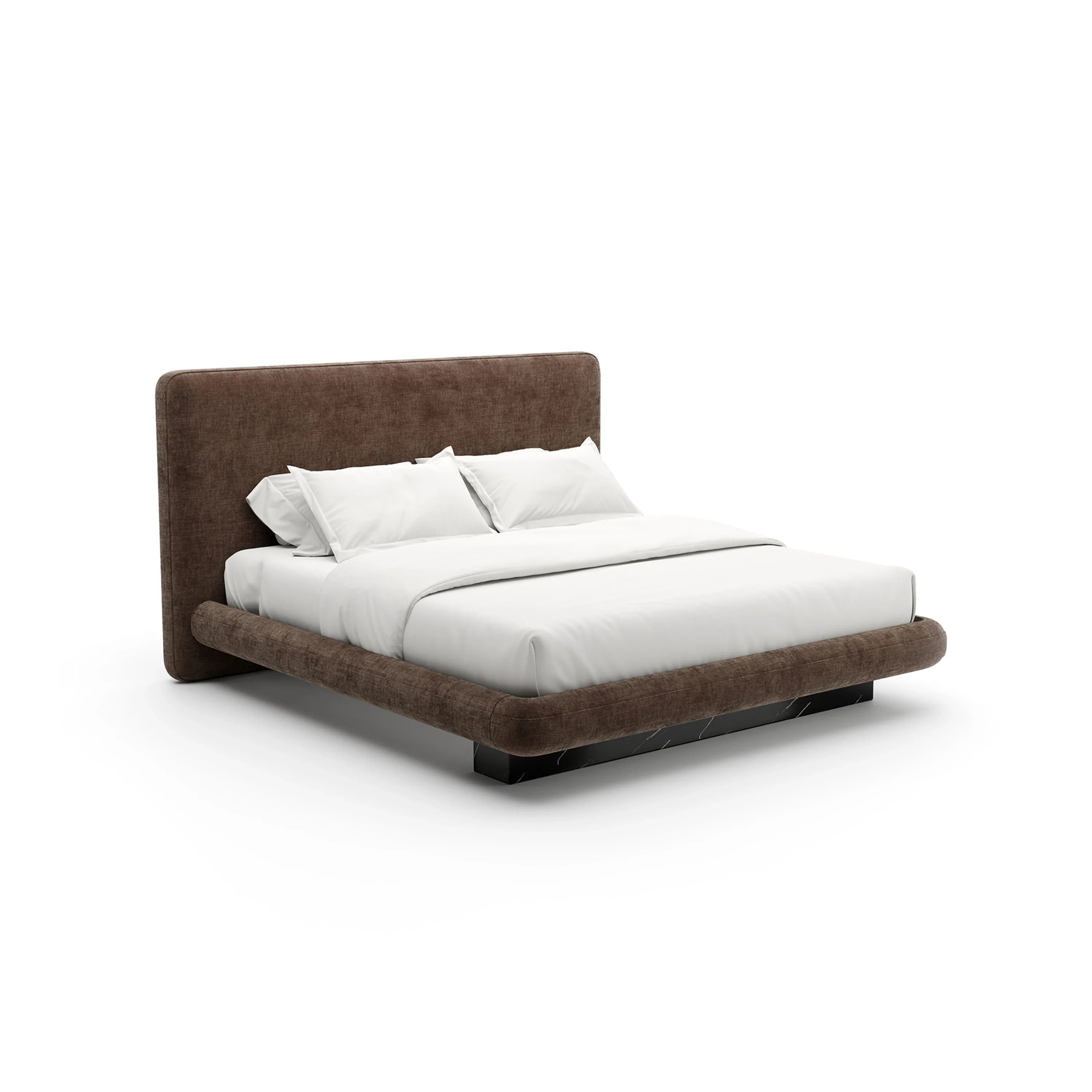 Overlap Uph Kg Bed Dark Taupe – Beds by Caracole | Sutter & Vale