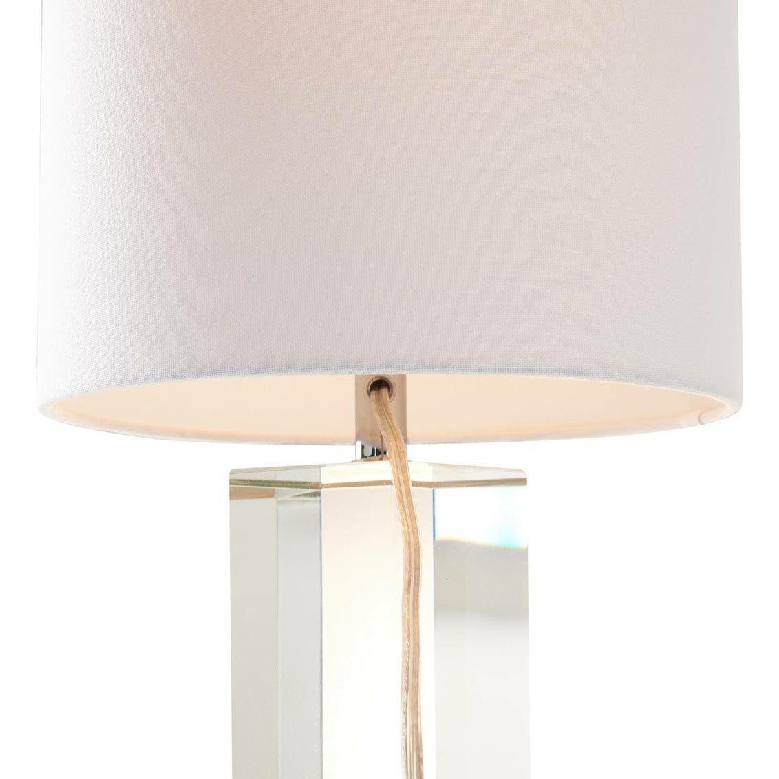 Antonia Petite Crystal Lamp in Clear/Polished Nickel / Crystal - Chelsea House