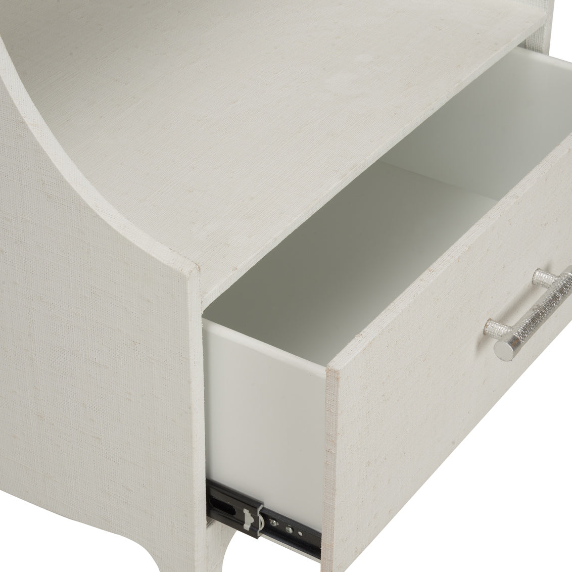 George III Bedside Table - White in 31 / Wood - Chelsea House