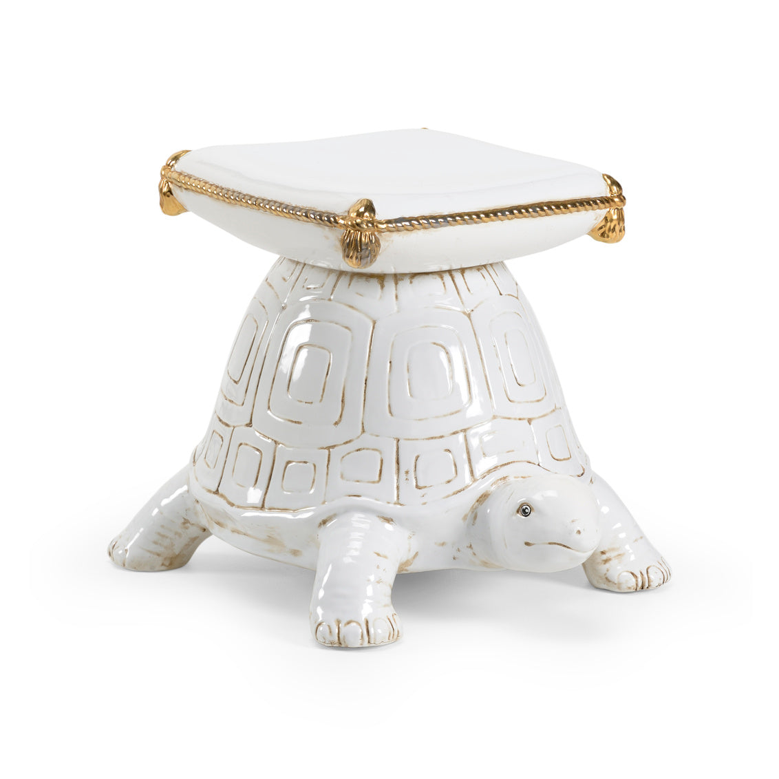 Turtle Garden Seat in 16 / Ceramic/Porcelain - Chelsea House