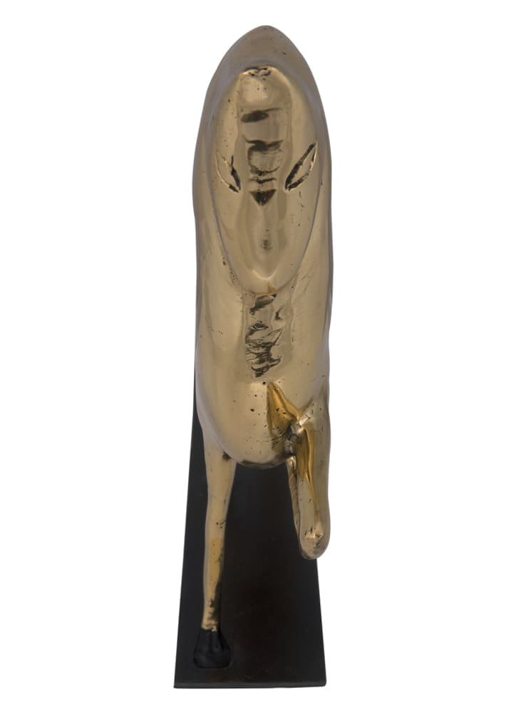 Horse On Stand, Brass in Antique Brass — Noir Furniture