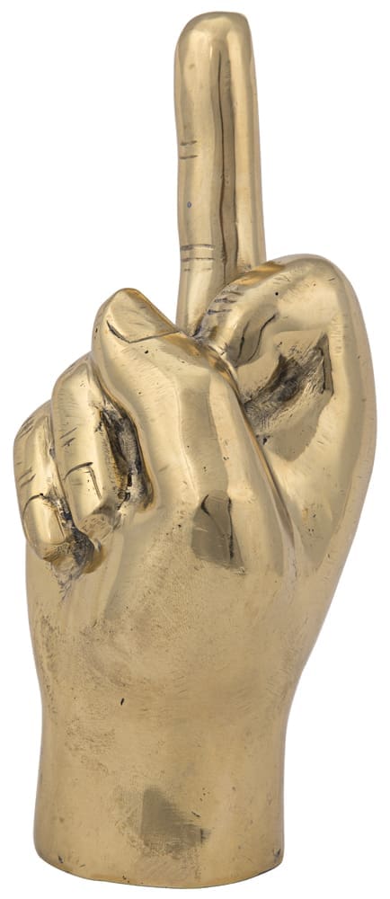 The Finger, Brass in Antique Brass — Noir Furniture