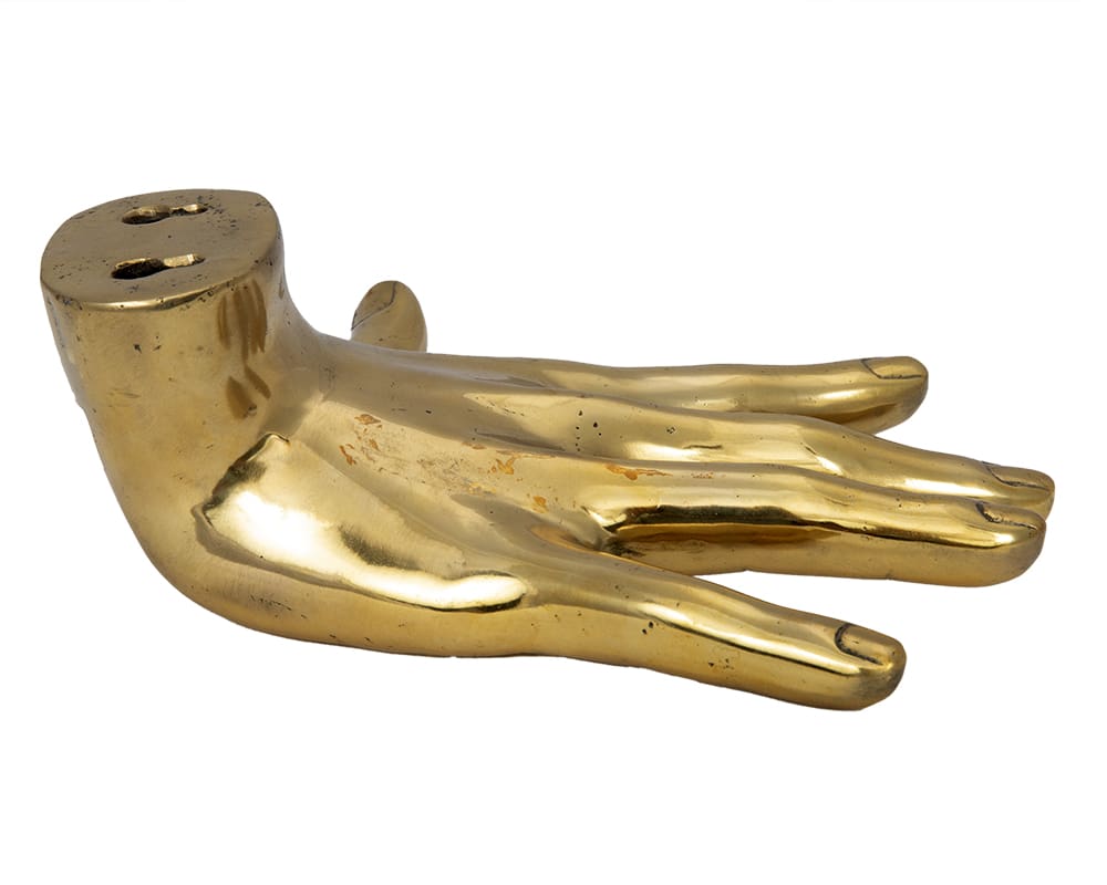 Hand On The Wall, Brass in Antique Brass — Noir Furniture