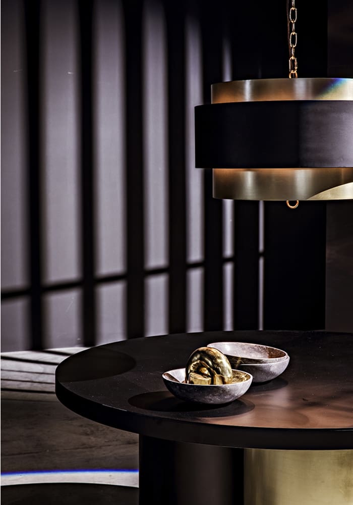 Coiled, Brass in Antique Brass — Noir Furniture