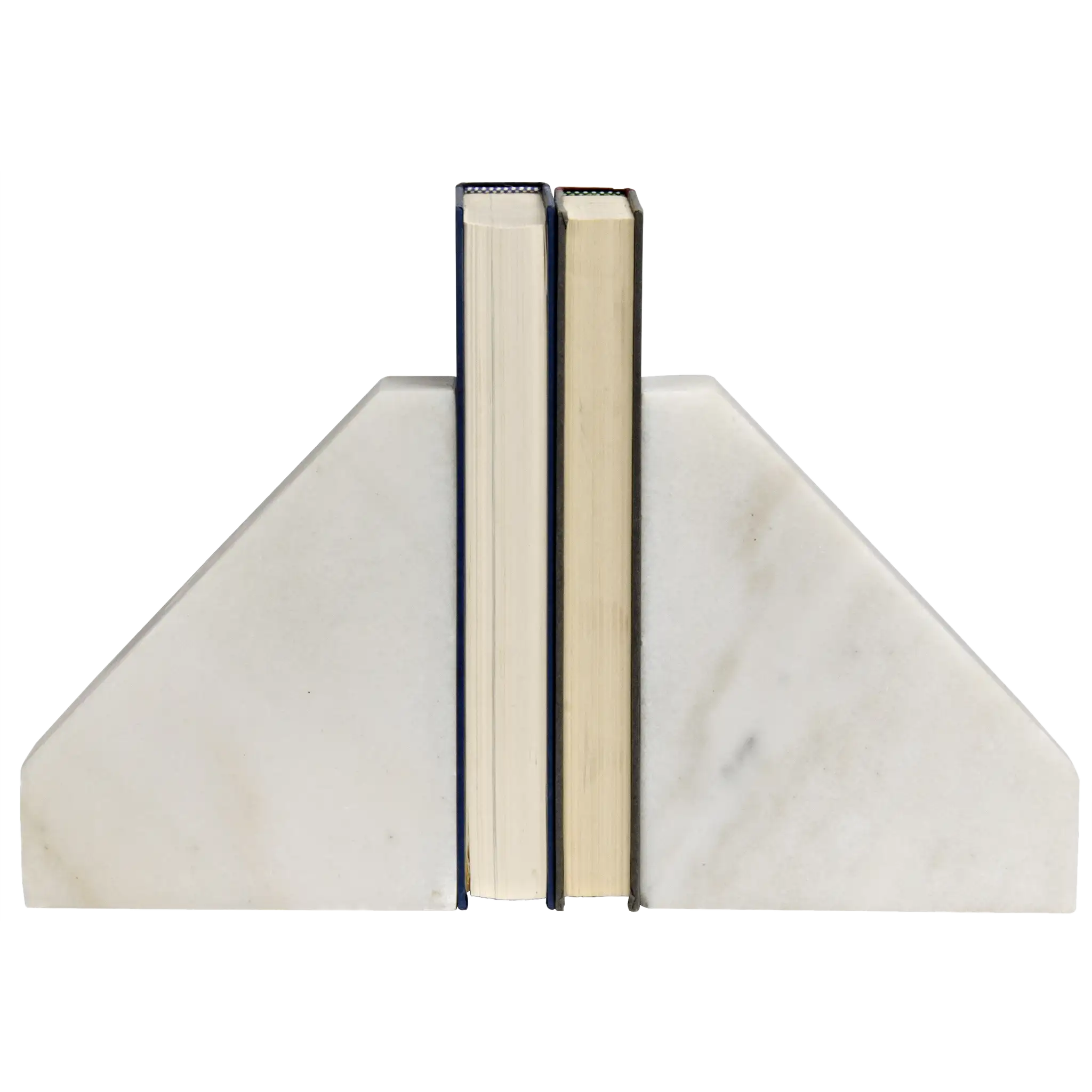 Slide Bookends in Bianco Crown Marble — Noir Furniture