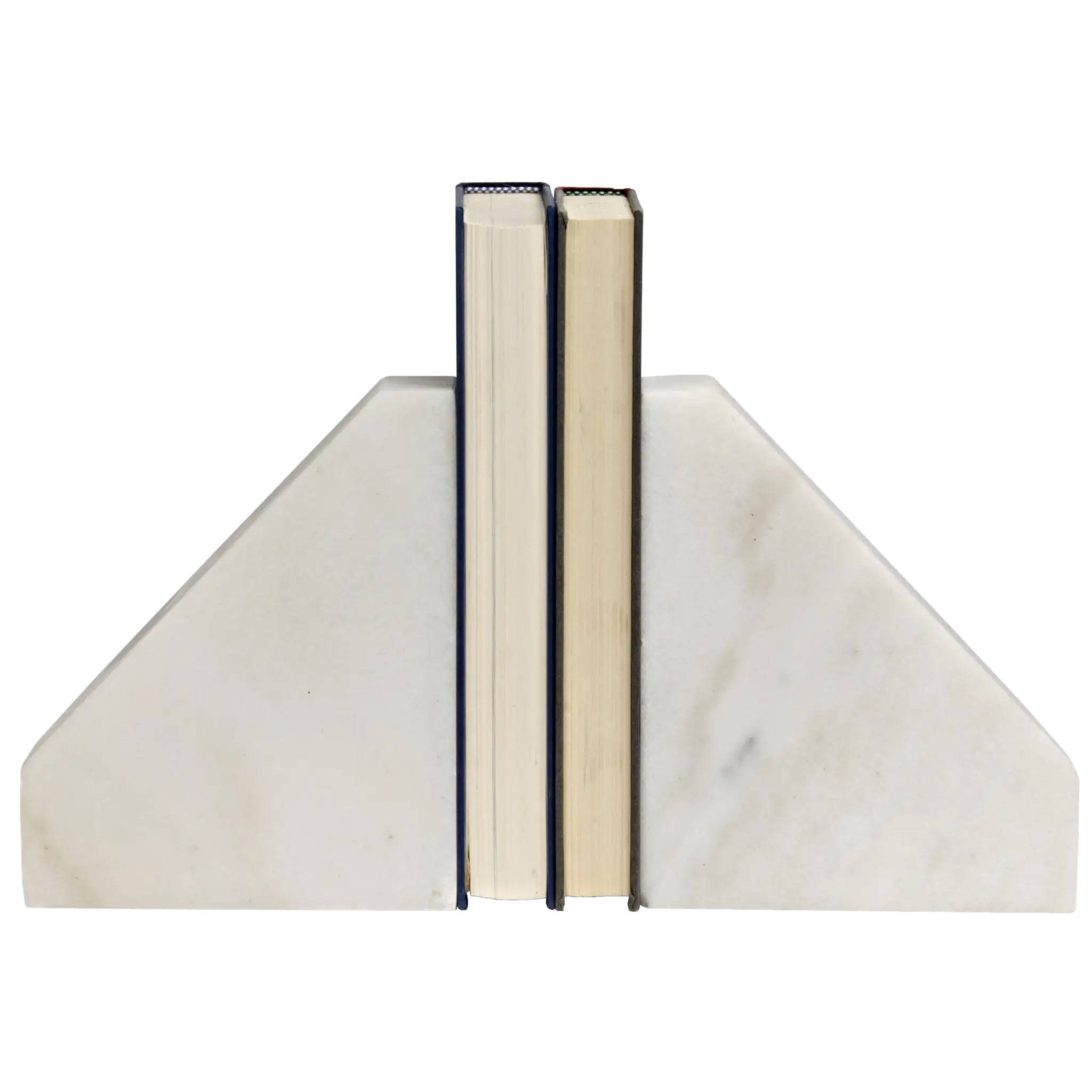 Slide Bookends in Bianco Crown Marble — Noir Furniture