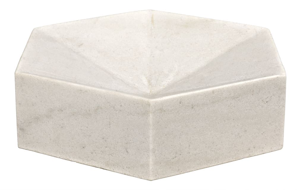 Conda Tray in Bianco Crown Marble — Noir Furniture