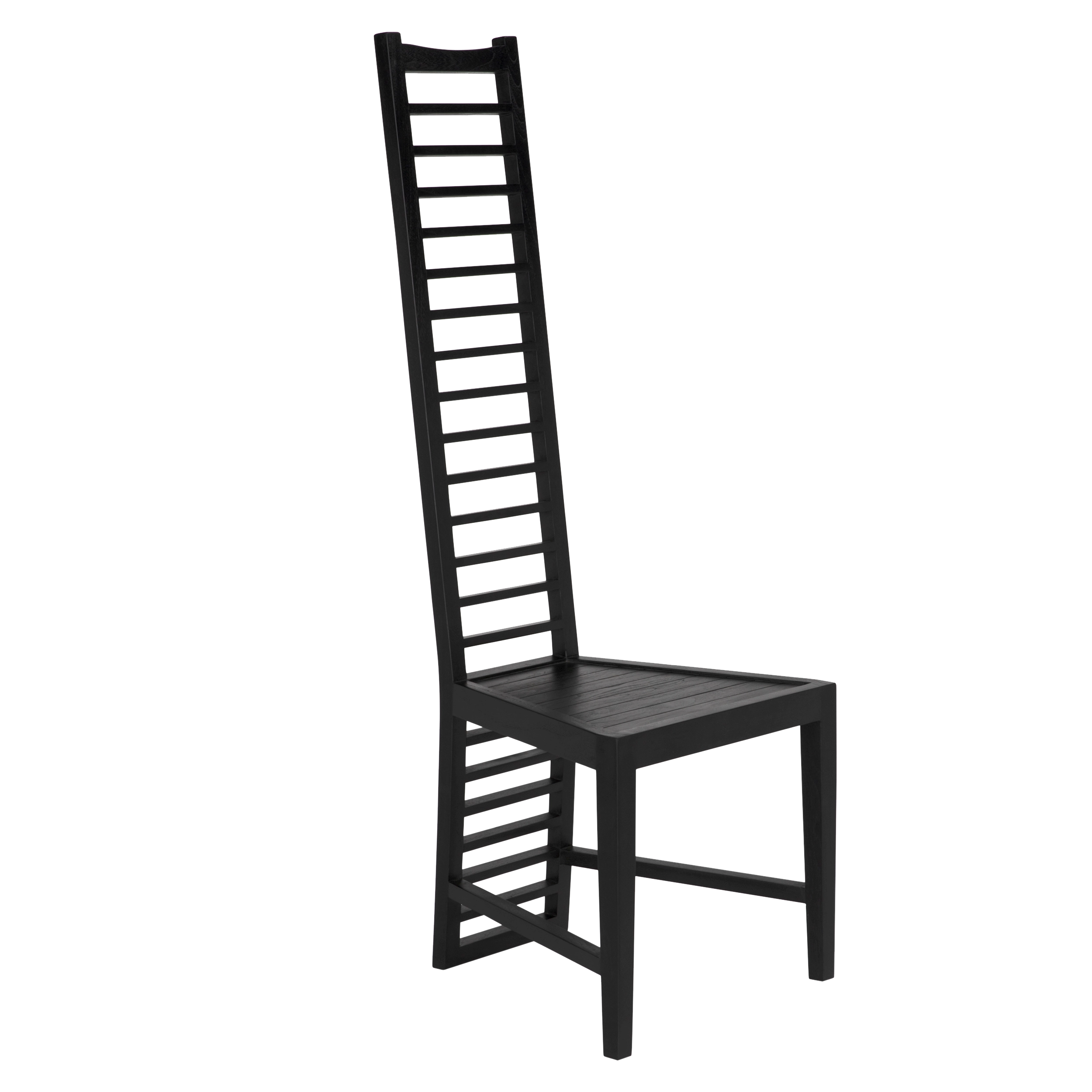 Morris Chair, Black in Charcoal Black — Noir Furniture