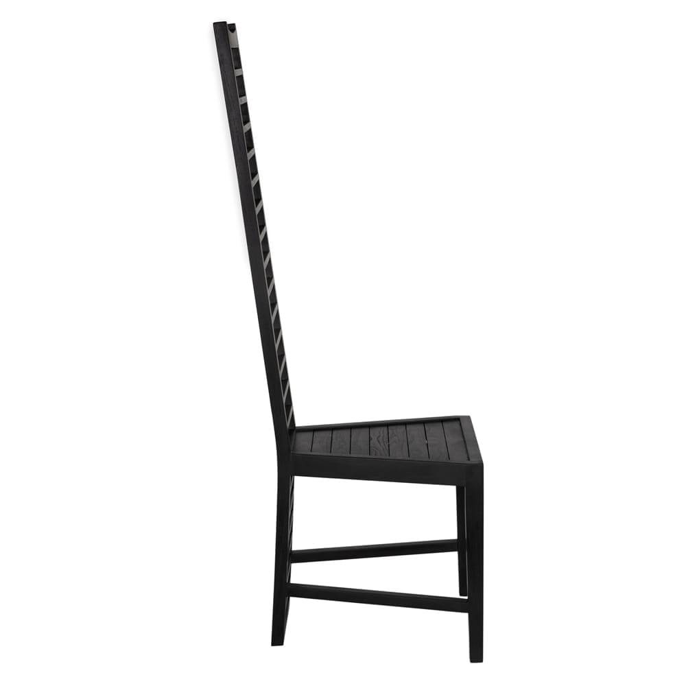 Morris Chair, Black in Charcoal Black — Noir Furniture