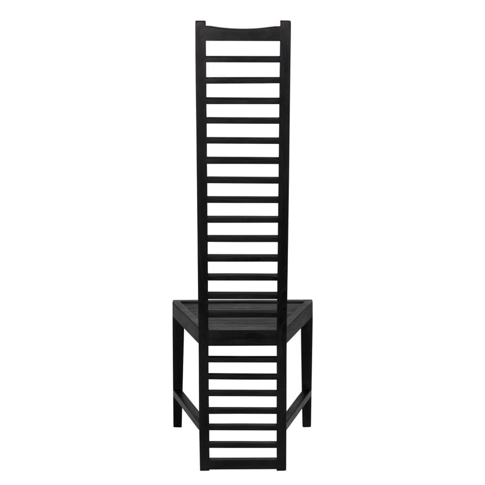 Morris Chair, Black in Charcoal Black — Noir Furniture