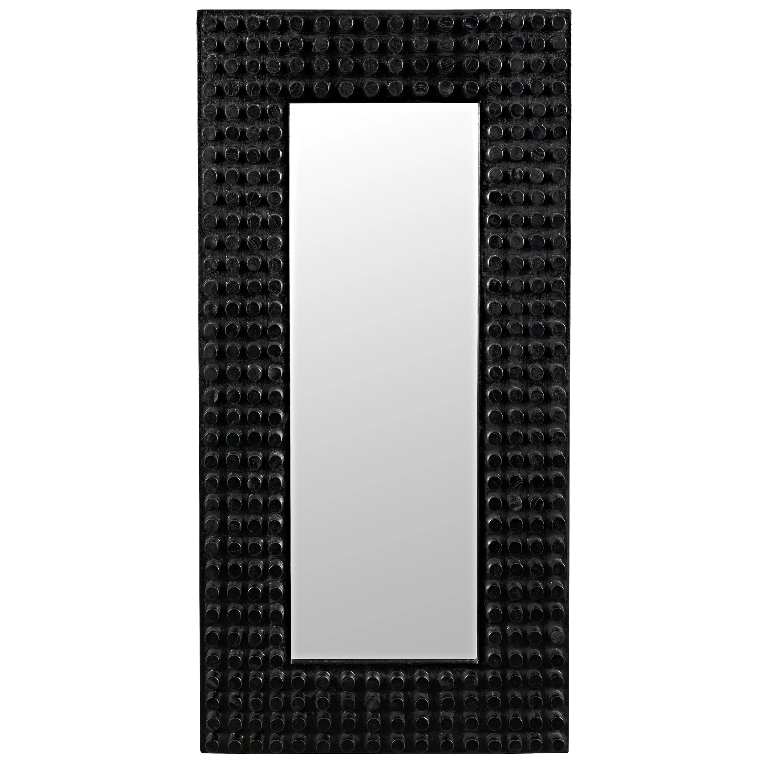Faustus Mirror, Charcoal Black in Charcoal Black — Noir Furniture