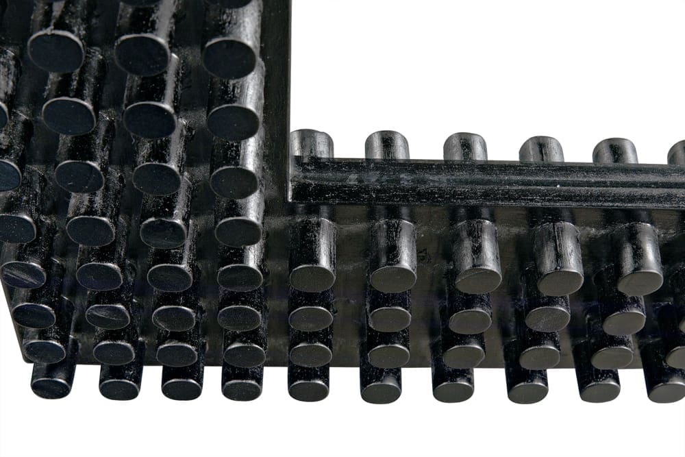 Faustus Mirror, Charcoal Black in Charcoal Black — Noir Furniture