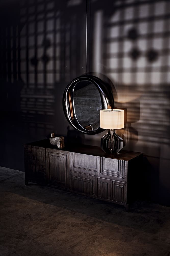 Oh Mirror, Charcoal Black in Charcoal Black — Noir Furniture