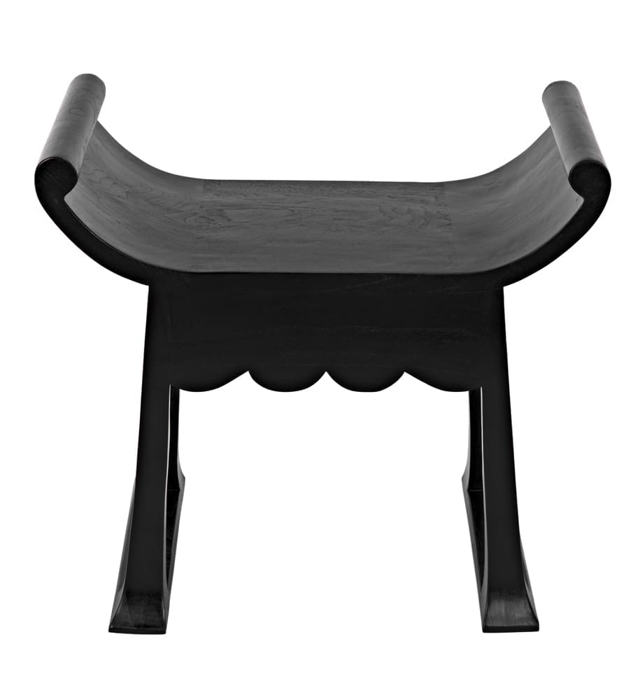 Wey Stool, Charcoal Black in Charcoal Black — Noir Furniture