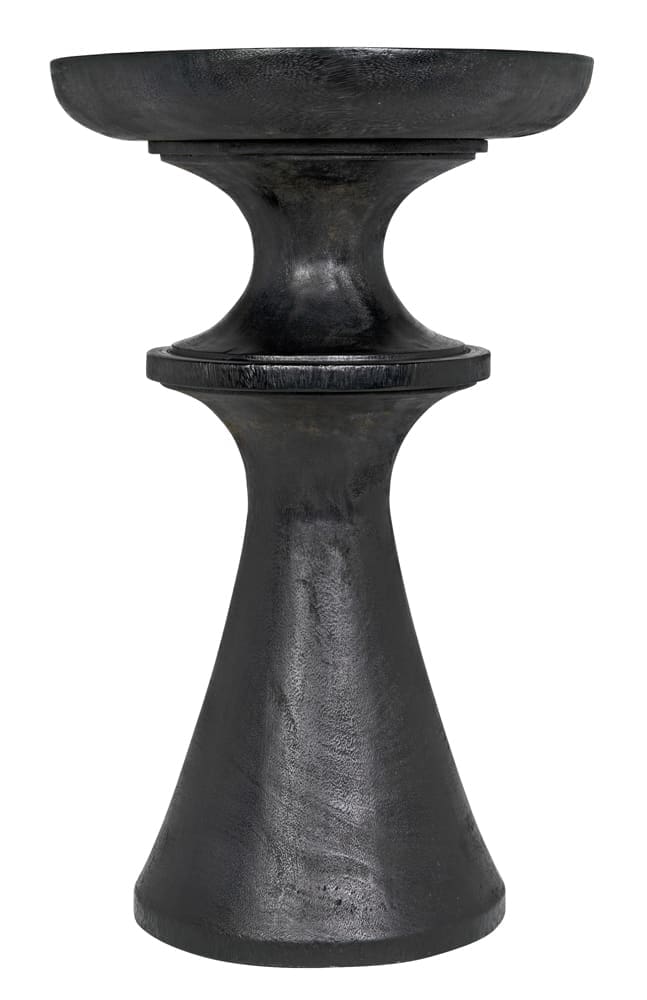 Nolan Side Table in Black Burnt — Noir Furniture