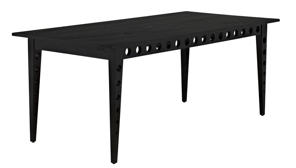 Pericles Table/Desk in Charcoal Black — Noir Furniture