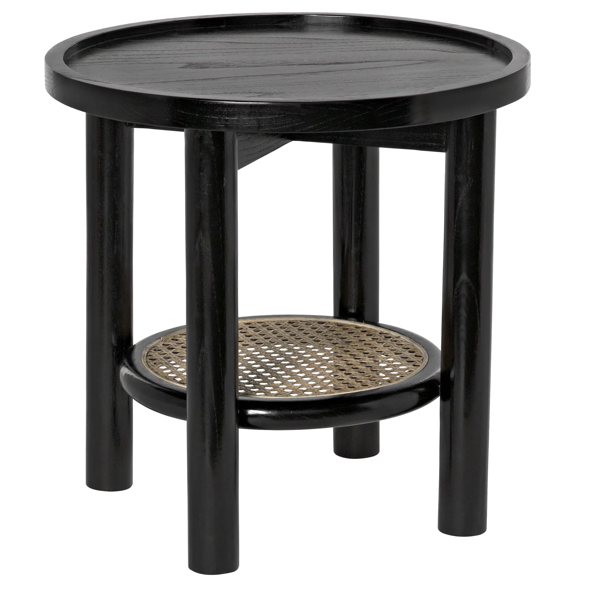 Hide Away Side Table, Charcoal Black in Charcoal Black — Noir Furniture
