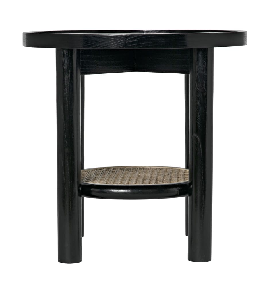 Hide Away Side Table, Charcoal Black in Charcoal Black — Noir Furniture