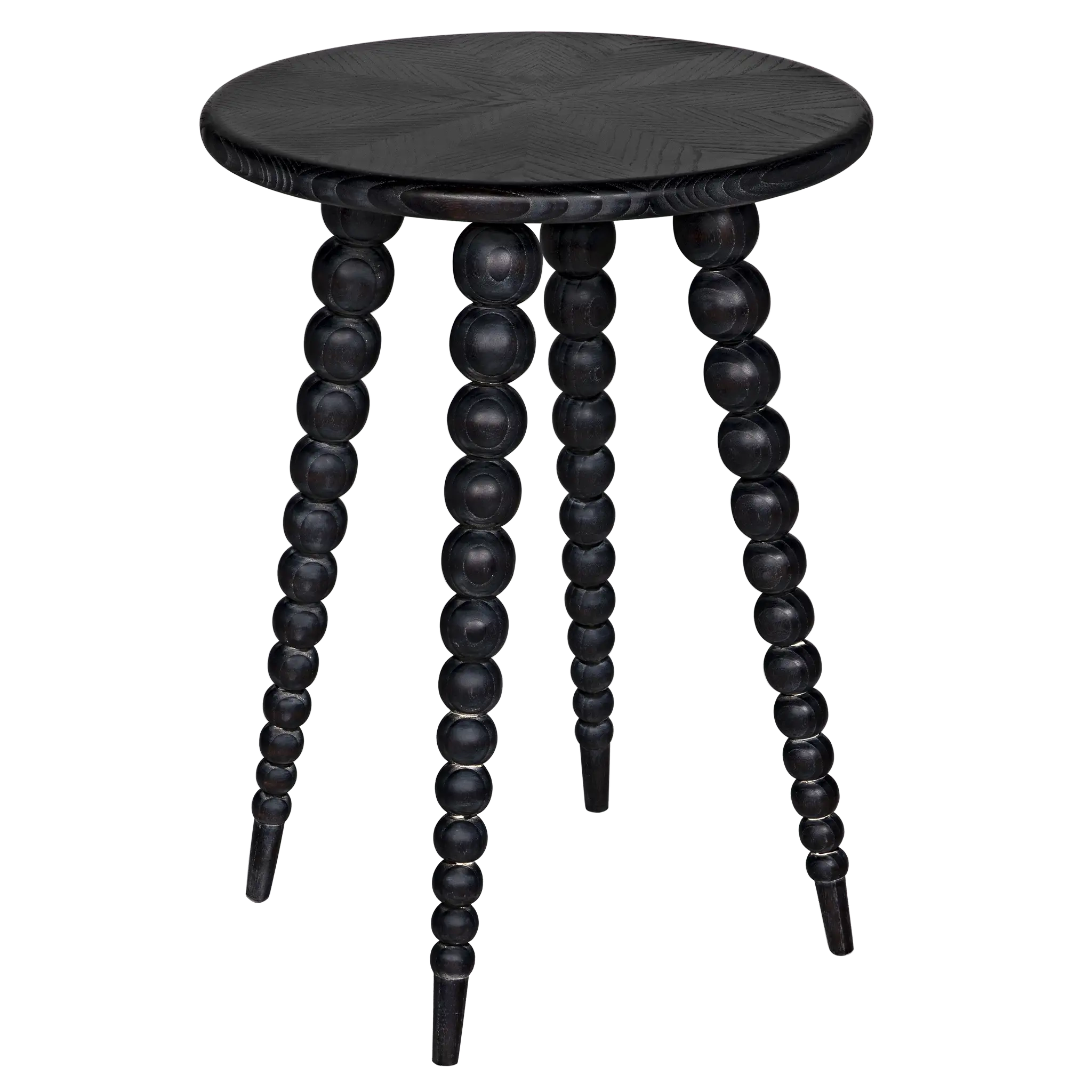 Rebecca Side Table in Cinder Black — Noir Furniture