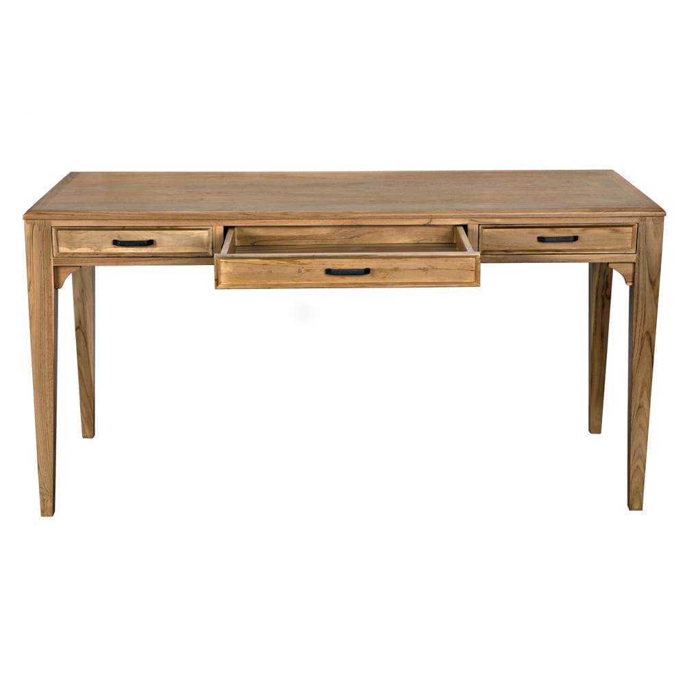Ambrose Desk, Bleached Teak in 25 — Noir Furniture