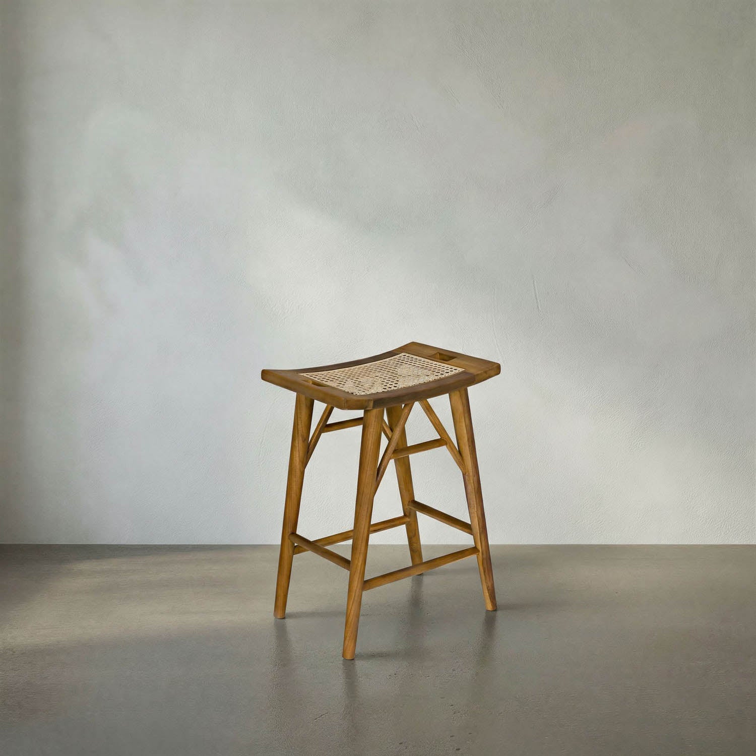 Murphy Counter Stool, Teak by Noir