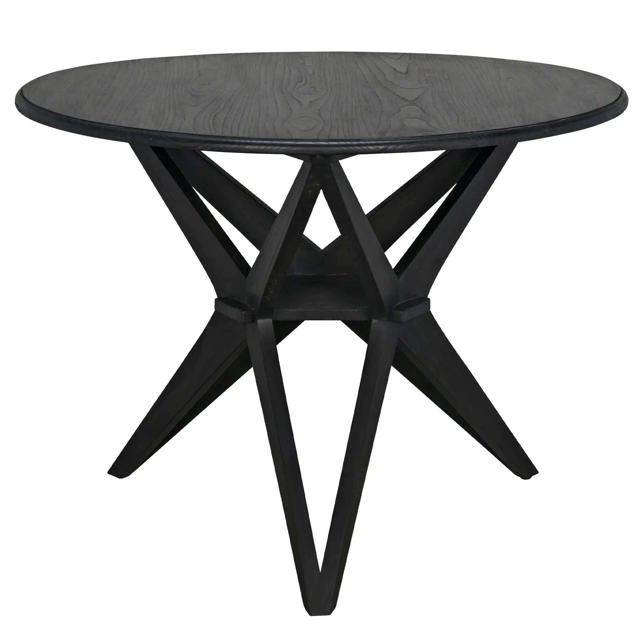 Victor Dining Table, Charcoal Black in Charcoal Black — Noir Furniture