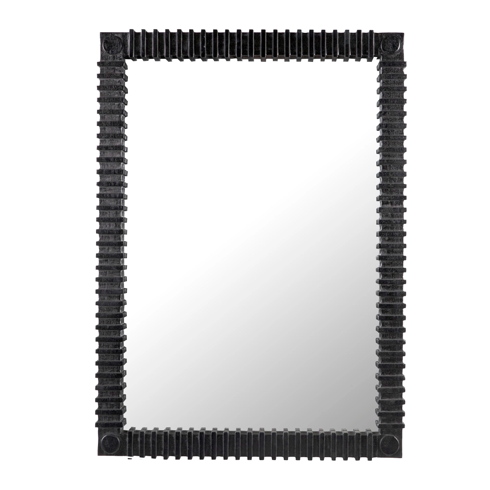 Rift Mirror, Charcoal Black in Charcoal Black — Noir Furniture