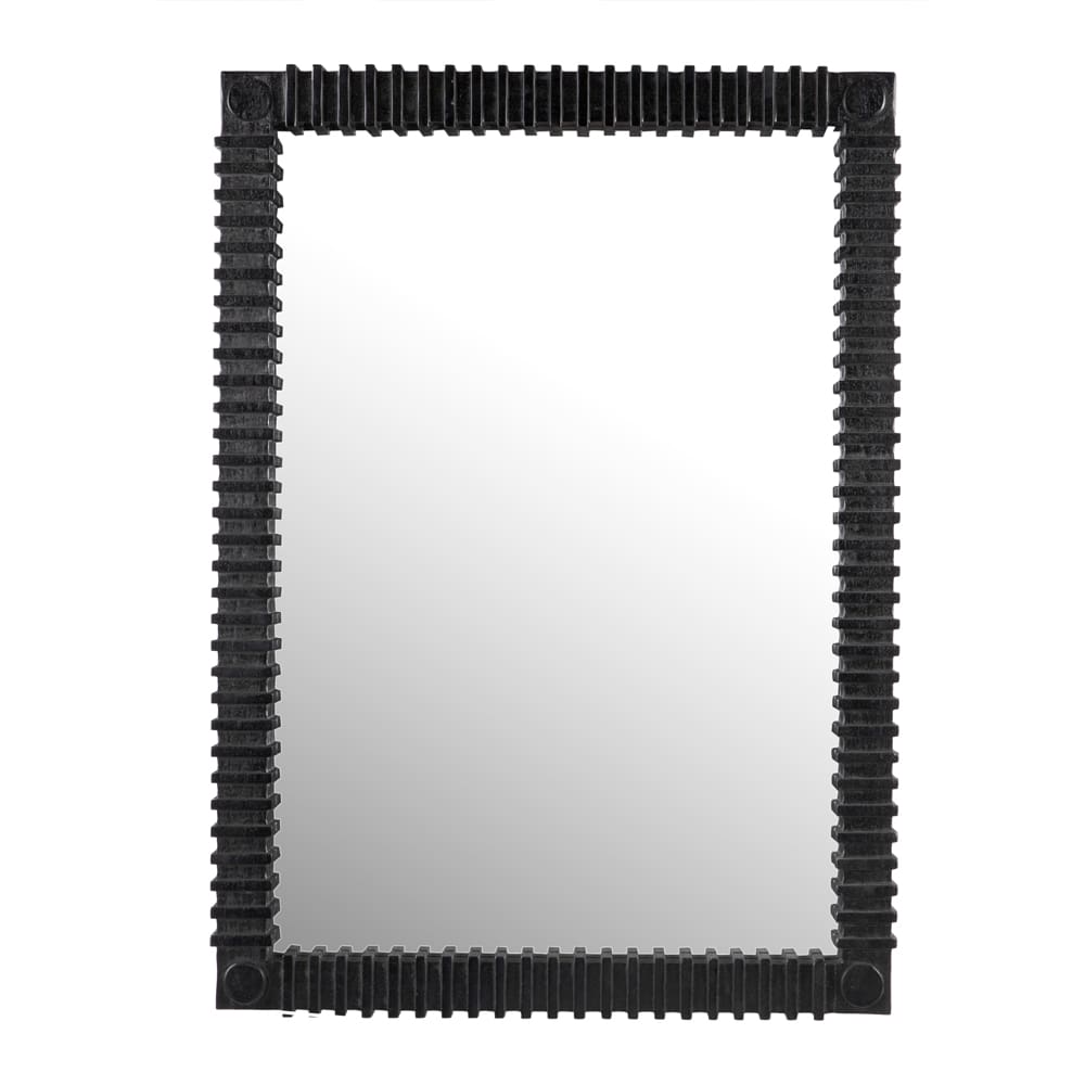 Rift Mirror, Charcoal Black in Charcoal Black — Noir Furniture