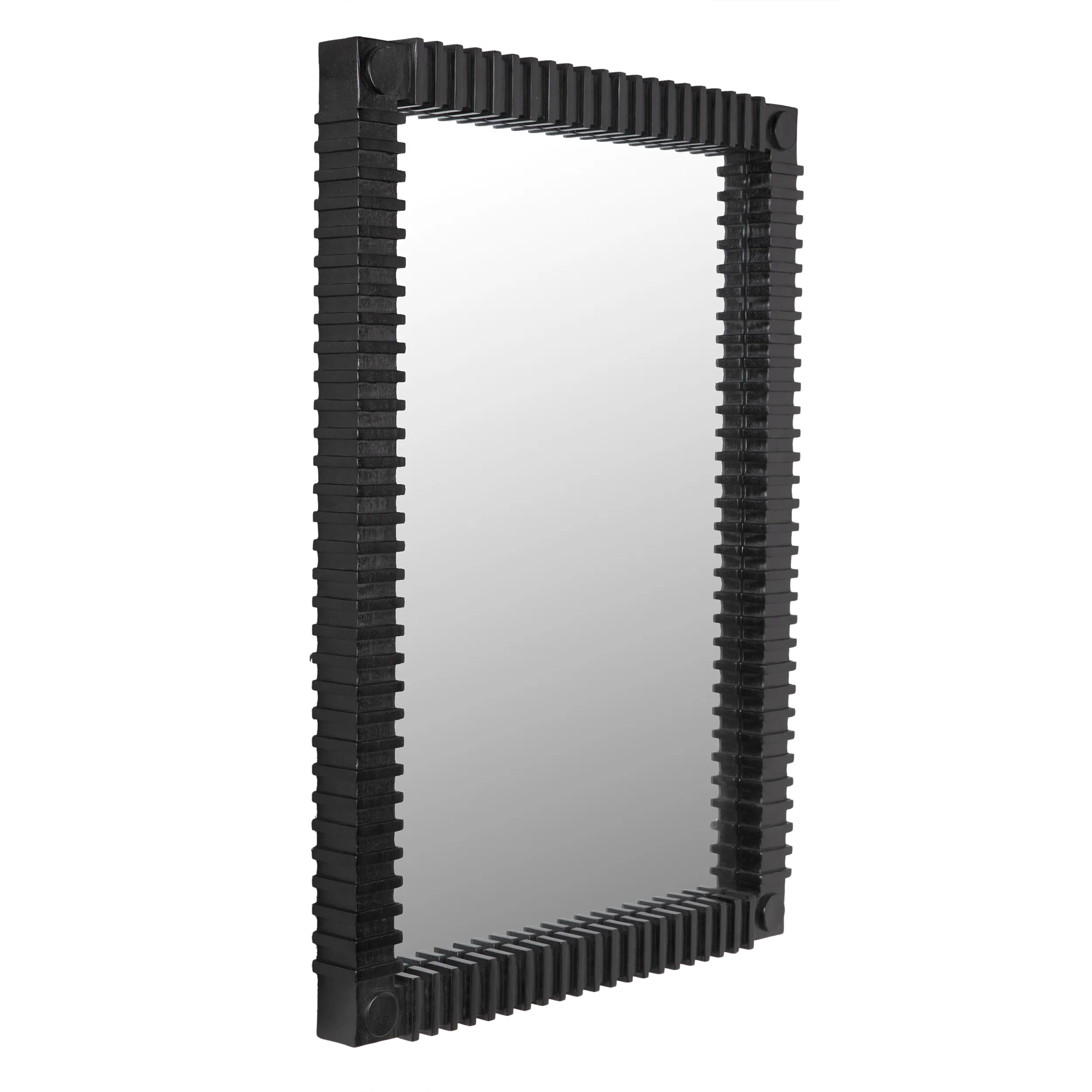 Rift Mirror, Charcoal Black in Charcoal Black — Noir Furniture