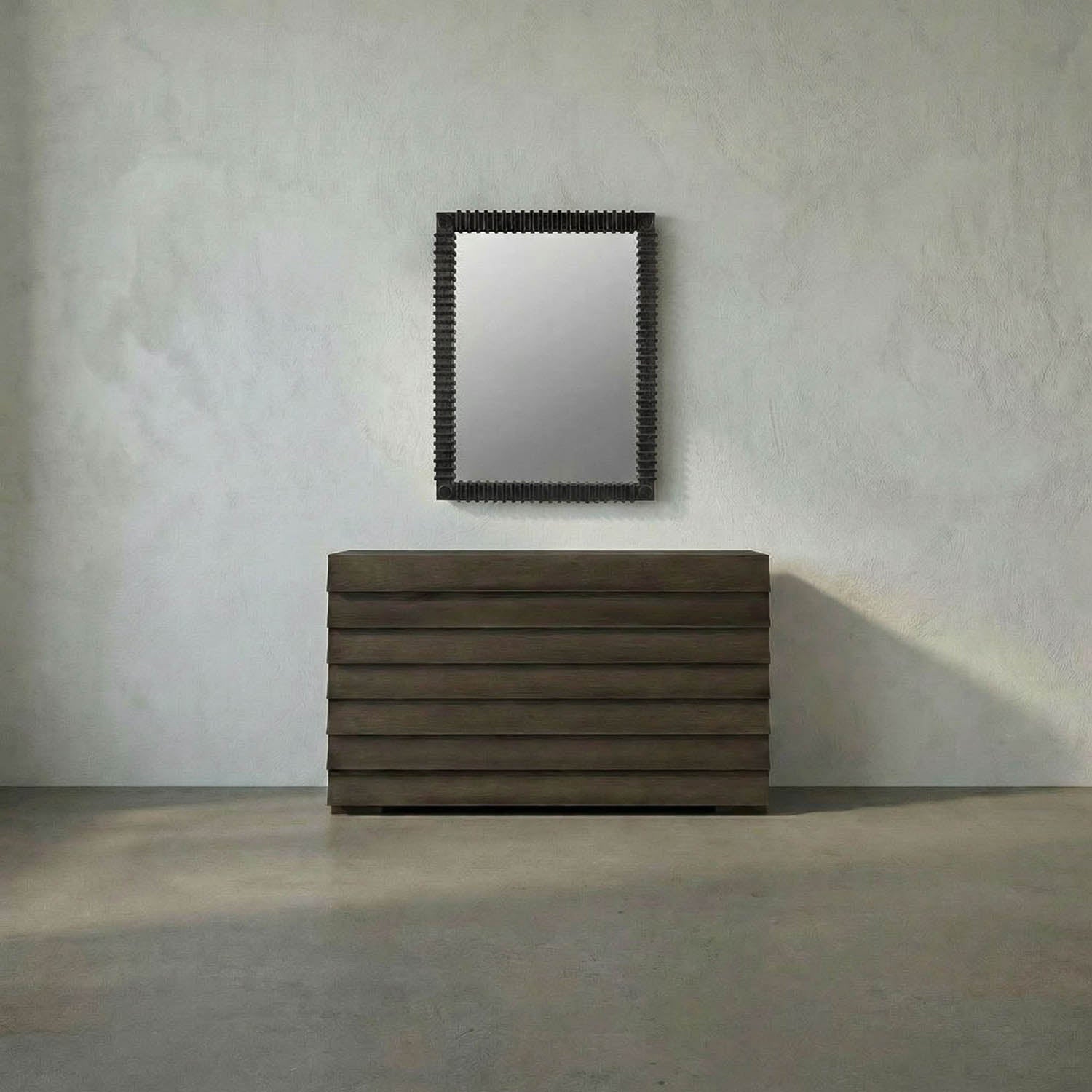 Rift Mirror, Charcoal Black by Noir