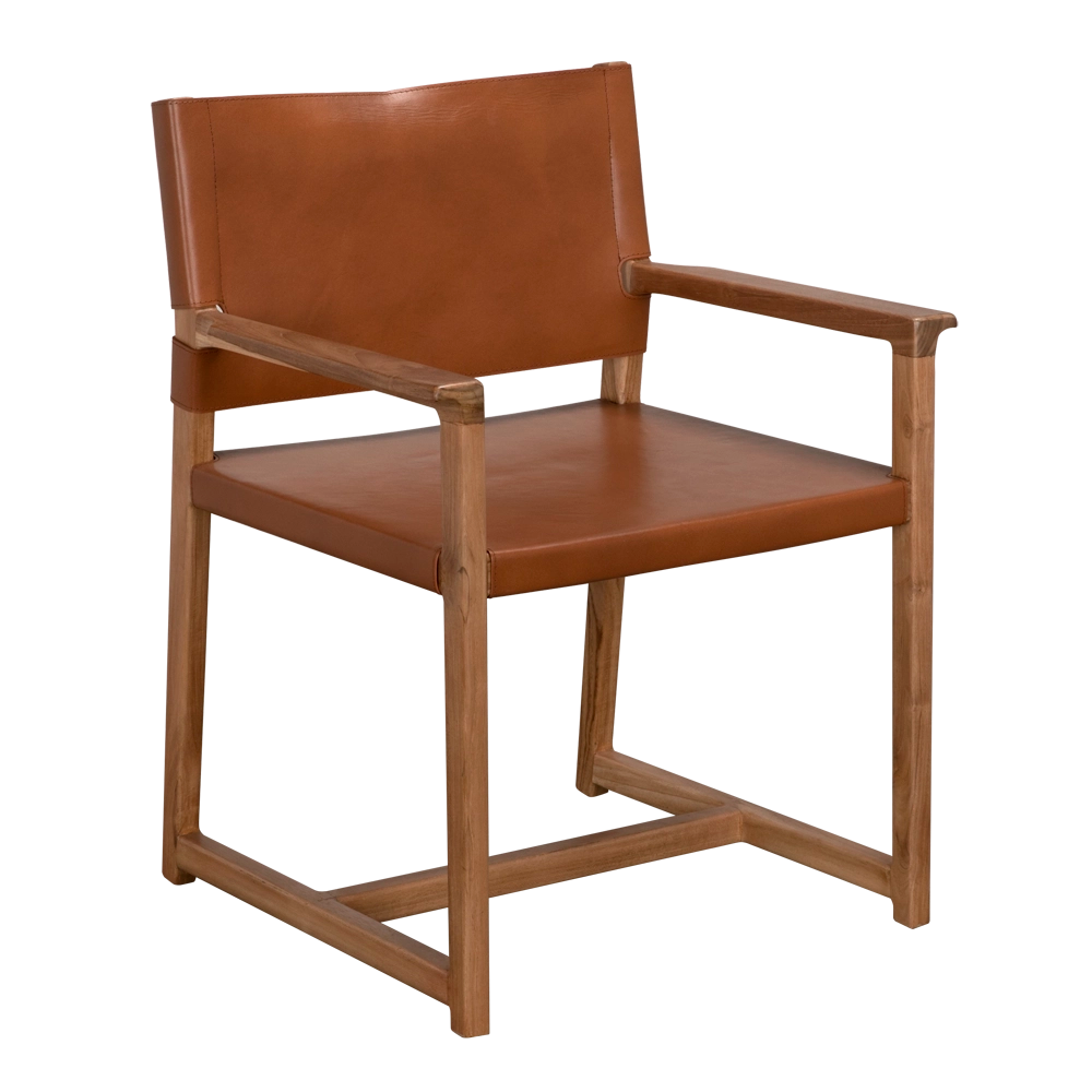 Xavier Chair in Clear Coat Flat — Noir Furniture