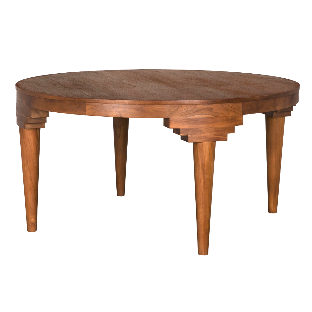 Davis Dining Table in Clear Coat Semi Gloss — Noir Furniture