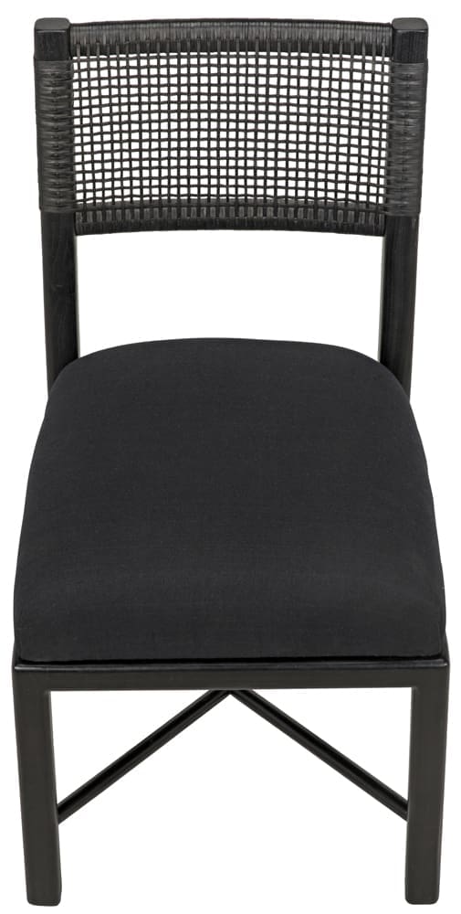 Lobos Chair, Charcoal Black in Charcoal Black — Noir Furniture