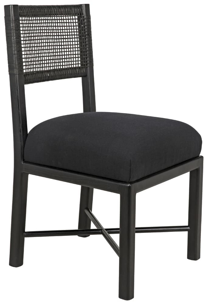 Lobos Chair, Charcoal Black in Charcoal Black — Noir Furniture