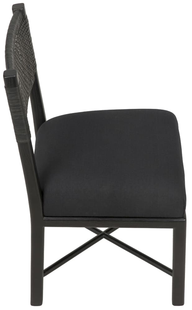 Lobos Chair, Charcoal Black in Charcoal Black — Noir Furniture