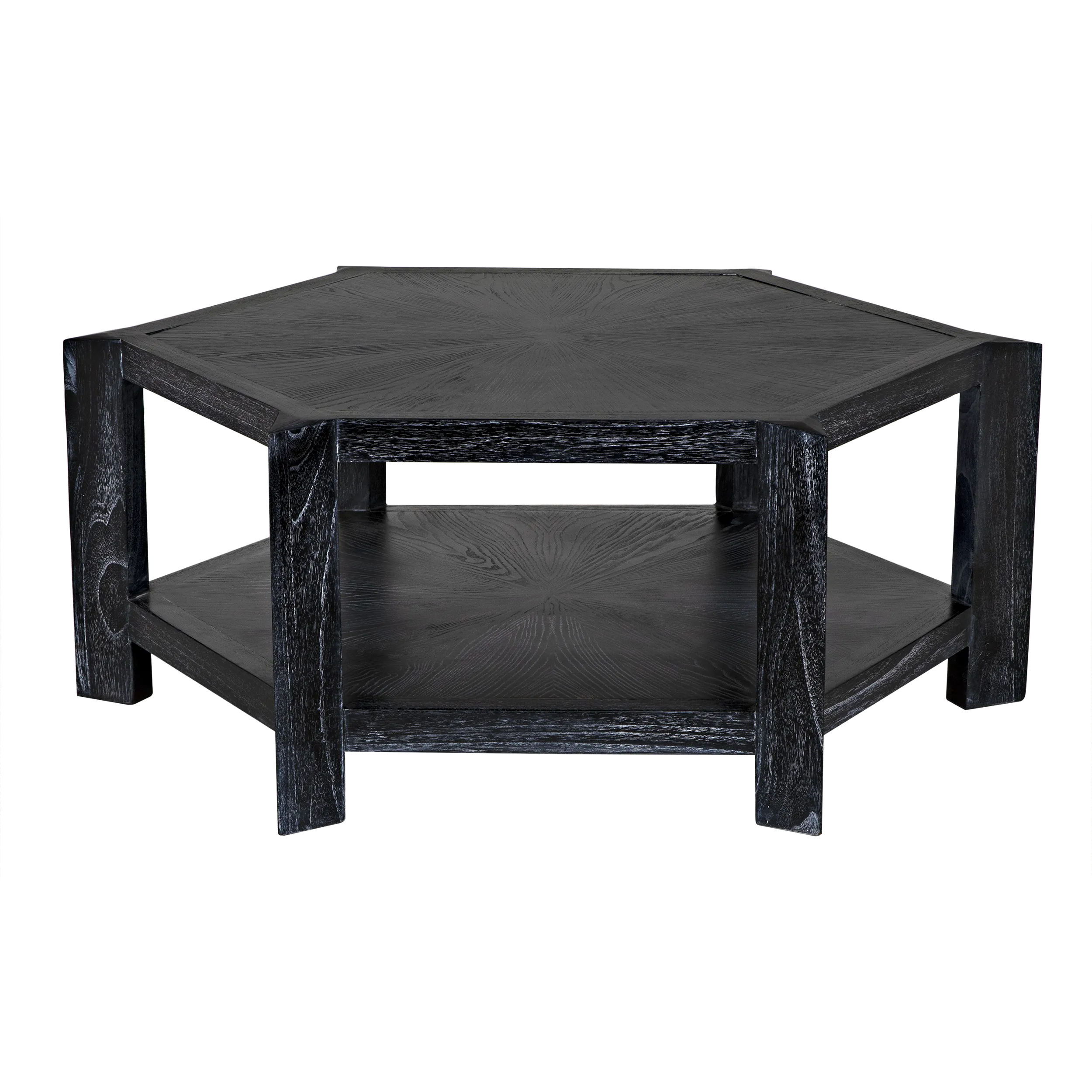 Yuhuda Coffee Table, Cinder Black in Cinder Black — Noir Furniture